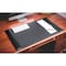 Dacasso Rustic Black Leather 34" x 20" Side-Rail Desk Pad PR-1201 - alternate 4